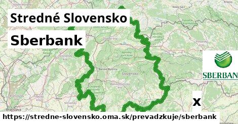 Sberbank, Stredné Slovensko