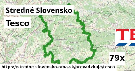Tesco, Stredné Slovensko