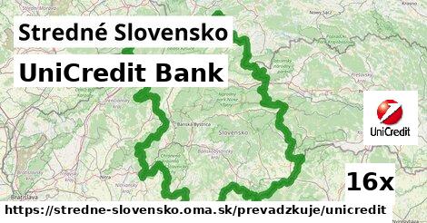 UniCredit Bank, Stredné Slovensko