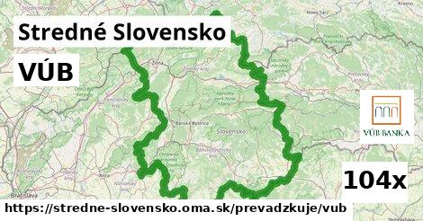 VÚB, Stredné Slovensko