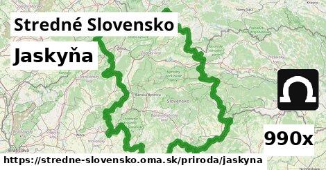 Jaskyňa, Stredné Slovensko