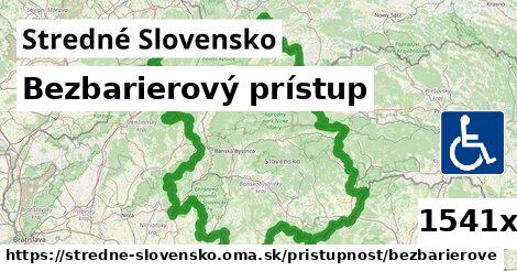 Bezbarierový prístup, Stredné Slovensko