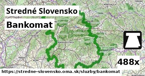 Bankomat, Stredné Slovensko