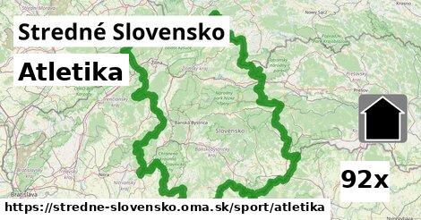 Atletika, Stredné Slovensko