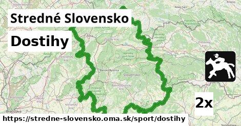 Dostihy, Stredné Slovensko