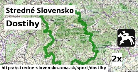 Dostihy, Stredné Slovensko