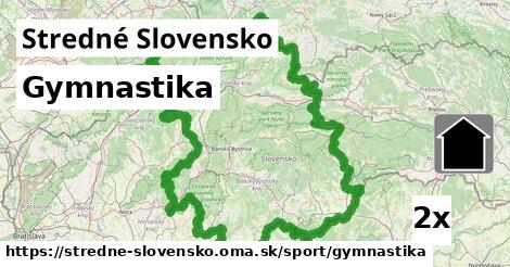 Gymnastika, Stredné Slovensko