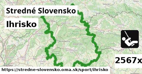 Ihrisko, Stredné Slovensko