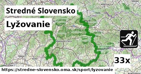 lyžovanie v Stredné Slovensko