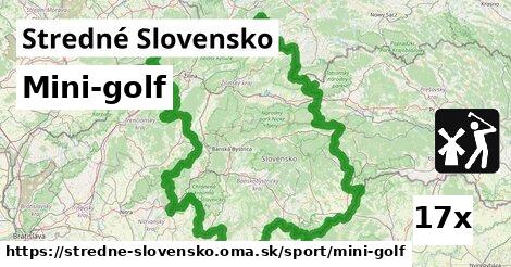 Mini-golf, Stredné Slovensko