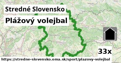 Plážový volejbal, Stredné Slovensko