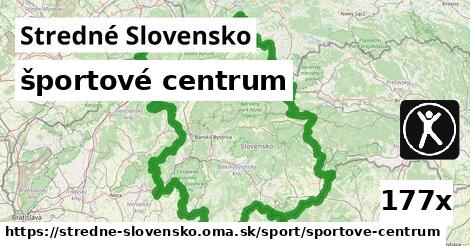 športové centrum, Stredné Slovensko