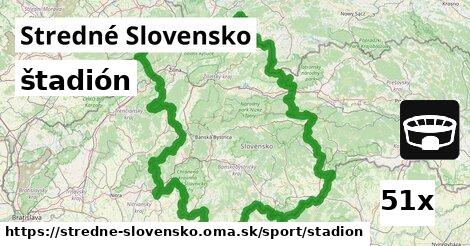 štadión, Stredné Slovensko