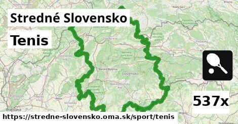 Tenis, Stredné Slovensko