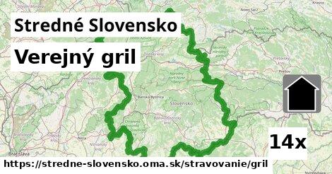 Verejný gril, Stredné Slovensko