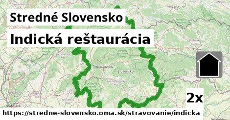 Indická reštaurácia, Stredné Slovensko