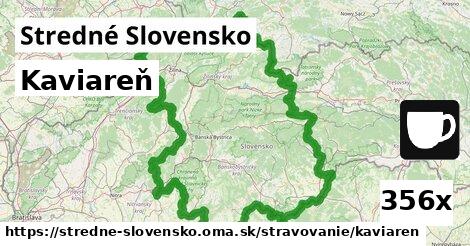 Kaviareň, Stredné Slovensko