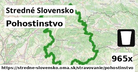 Pohostinstvo, Stredné Slovensko