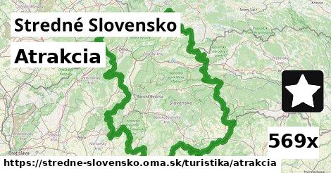 Atrakcia, Stredné Slovensko