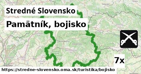 Pamätník, bojisko, Stredné Slovensko