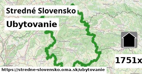 ubytovanie v Stredné Slovensko
