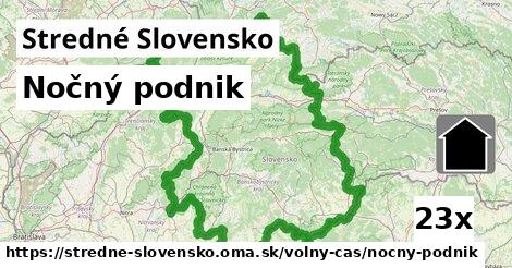 Nočný podnik, Stredné Slovensko