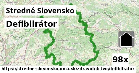 Defiblirátor, Stredné Slovensko