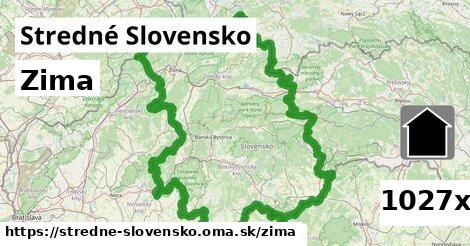 zima v Stredné Slovensko