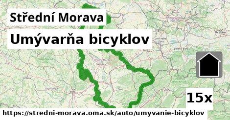 Umývarňa bicyklov, Střední Morava