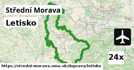 Letisko, Střední Morava