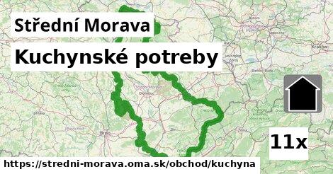 Kuchynské potreby, Střední Morava