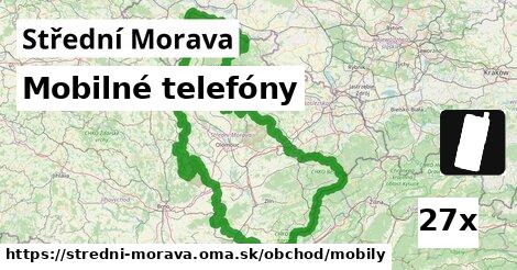 Mobilné telefóny, Střední Morava