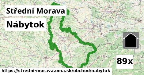 Nábytok, Střední Morava