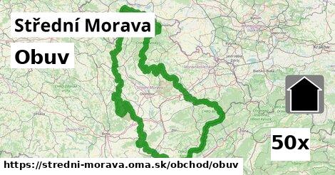 Obuv, Střední Morava