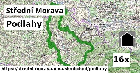 Podlahy, Střední Morava