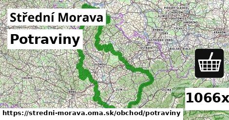 Potraviny, Střední Morava