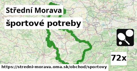 športové potreby, Střední Morava