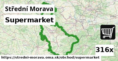Supermarket, Střední Morava