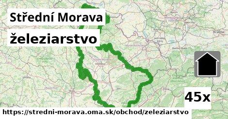 železiarstvo, Střední Morava