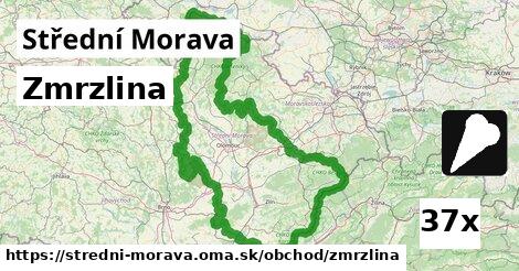 Zmrzlina, Střední Morava