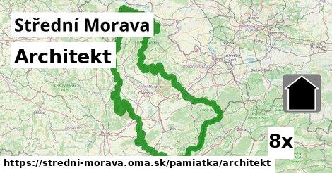 Architekt, Střední Morava