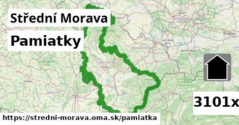 pamiatky v Střední Morava