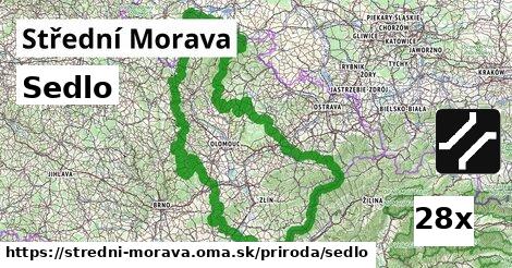 Sedlo, Střední Morava