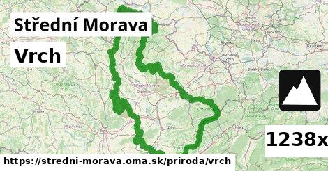 Vrch, Střední Morava