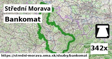 Bankomat, Střední Morava