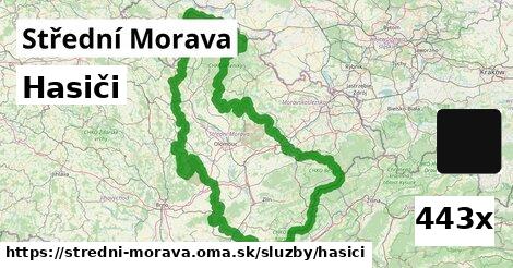 Hasiči, Střední Morava