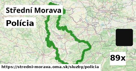 Polícia, Střední Morava