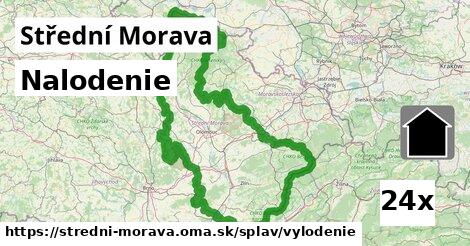 Nalodenie, Střední Morava