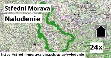 Nalodenie, Střední Morava