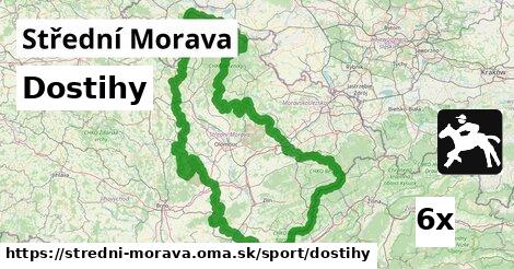 Dostihy, Střední Morava